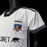 2024/25 Colo-Colo Home White Fans Kids Soccer jersey