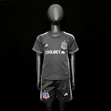 2024/25 Colo-Colo Away Black Fans Kids Soccer jersey