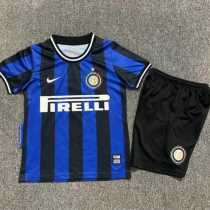 2009/10 INT Home Blue Retro Kids Soccer jersey