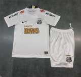 2011/12 Santos FC Home White Retro Kids Soccer jersey