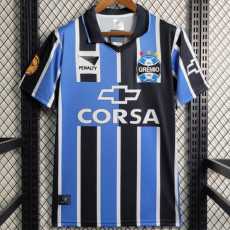 1998 Grêmio Home Blue Retro Soccer jersey