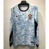 2024 Portugal Away Fans Long Sleeve Soccer jersey