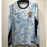 2024 Portugal Away Fans Long Sleeve Soccer jersey
