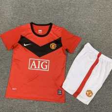 2009/10 Man Utd Home Retro Kids Soccer jersey