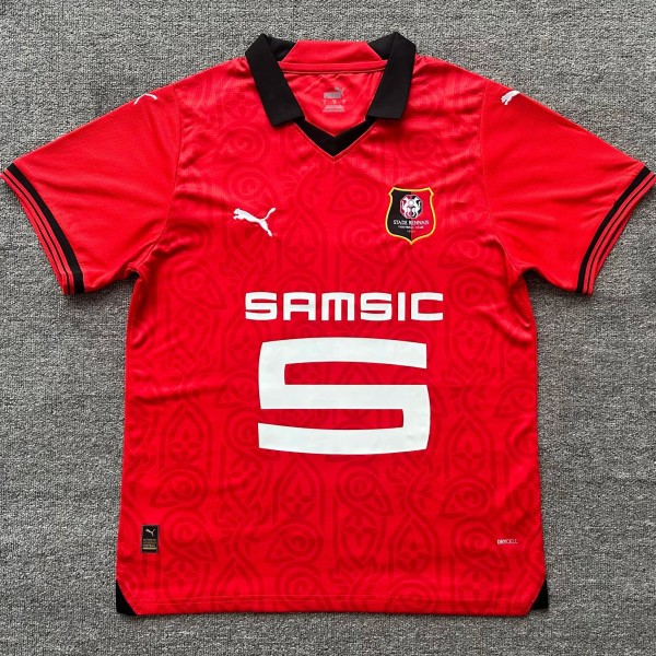 2023/24 Stade Rennais Home Red Fans Soccer jersey