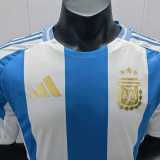 2024 Argentina Home Blue Player Soccer jersey