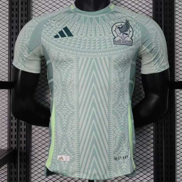 2024 Mexico Away Light Green Player Soccer jersey