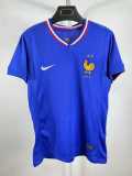2024 France Home Blue Fans Women Soccer jersey