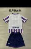 2023/24 Toulouse FC Home Purple Fans Kids Soccer jersey