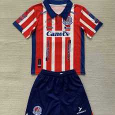 2023/24 Atlético San Luis Home Red Fans Kids Soccer jersey
