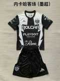2023/24 Club Necaxa Away Black Fans Kids Soccer jersey
