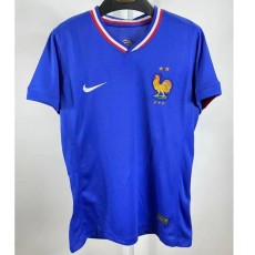2024 France Home Blue Fans Women Soccer jersey