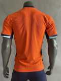 2024 Netherlands Home Orange Player Soccer jersey
