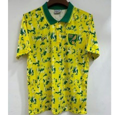 1992/93 Norwich City Home Yellow Retro Soccer jersey