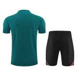 2024/25 Man Utd Green Training Shorts Suit
