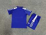 1998/99 Fiorentina Home Blue Retro Kids Soccer jersey