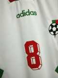 1994 Bulgaria Home White Retro Soccer jersey