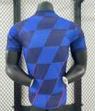 2024 Croatia Away Blue Player Soccer jersey