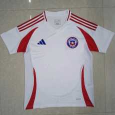 2024 Chile Away White Fans Soccer jersey