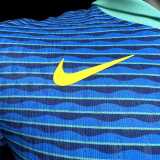 2024 Brazil Away Blue Player Soccer jersey