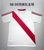 1998/99 River Plate Home White Retro Soccer jersey