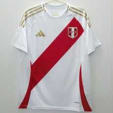 2024 Peru Home White Fans Soccer jersey