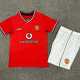 2000/02 Man Utd Home Red Retro Kids Soccer jersey