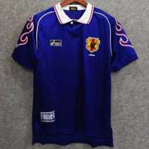 1998 Japan Home Blue Retro Soccer jersey