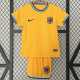 2024 Netherlands Home Yellow Fans Kids Soccer jersey