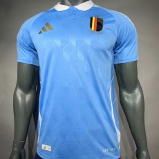 2024 Belgium Away Blue Player Soccer jersey