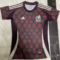 2024 Mexico Home Crimson Fans Women Soccer jersey