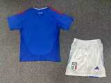 2024 Italy Home Blue Fans Kids Soccer jersey