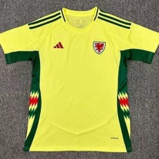 2024 Wales Away Yellow Fans Soccer jersey