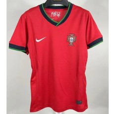 2024 Portugal Home Red Fans Soccer jersey