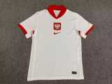 2024 Poland Home White Fans Soccer jersey