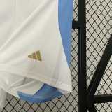 2024 Argentina Home White Fans Soccer Shorts