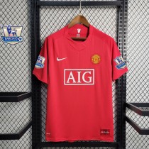 2007/08 Man Utd Home Red Retro Soccer jersey