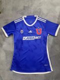 2024/25 Universidad de Chile Home Blue Fans Women Soccer jersey