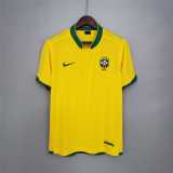 2006 Brazil Home Yellow Retro Soccer jersey