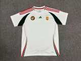 2024 Hungary Away White Fans Soccer jersey