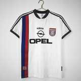 1996/97 Bayern Away White Retro Soccer jersey