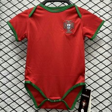 2024 Portugal Home Red Baby Jersey