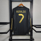2011/12 R MAD Away Black Retro Long Sleeve Soccer jersey