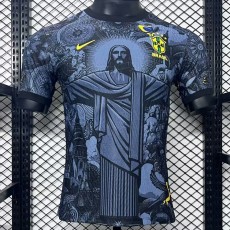 2024 Brazil Special Edition Black Player Soccer jersey