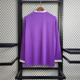 2016/17 R MAD Away Purple Retro Long Sleeve Soccer jersey