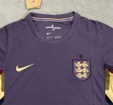 2024 England Away Purple Fans Women Soccer jersey