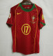 2004 Portugal Home Red Retro Soccer jersey