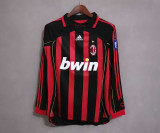2006/07 ACM Home Red Retro Long Sleeve Soccer jersey