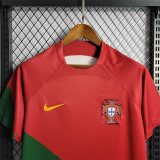 2022 Portugal Home Red Fans Soccer jersey