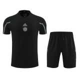 2024/25 Man Utd Black Training Shorts Suit